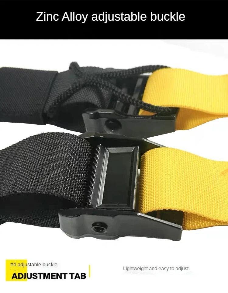 Hanging Training Strap Adjustable Fitness Band Chest Exercise Strap Pull Rope Resistance Band Set Home Gym Exercise Equipment
