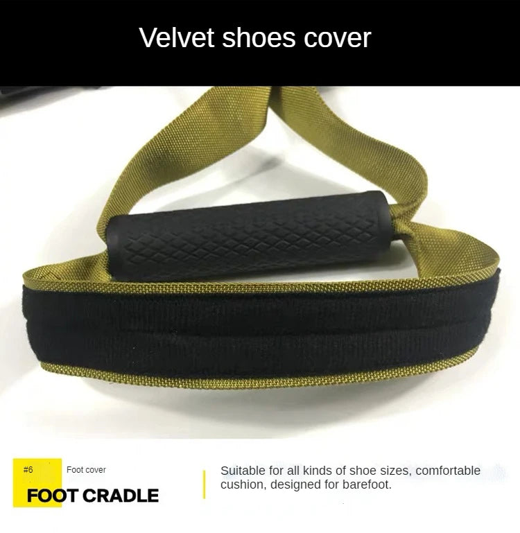 Hanging Training Strap Adjustable Fitness Band Chest Exercise Strap Pull Rope Resistance Band Set Home Gym Exercise Equipment